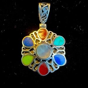 Gemstone Sterling Pendant
